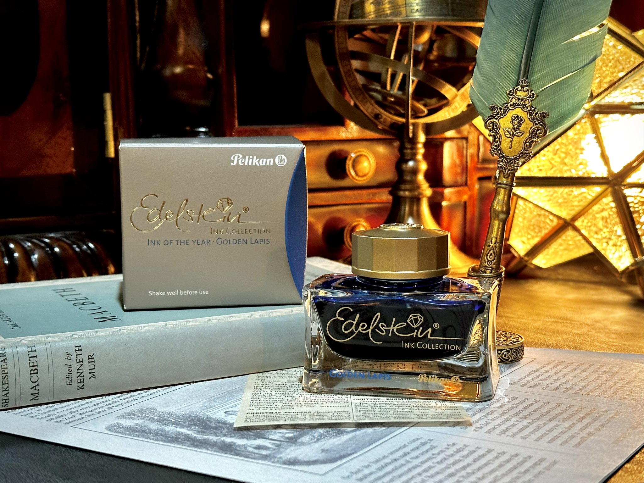 Pelikan エーデルシュタイン インク 2024年限定 ゴールデン ラピス