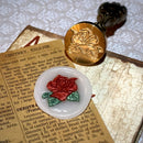 薔薇と葉 15mm/25ｍｍ◆ヘッドのみ◆