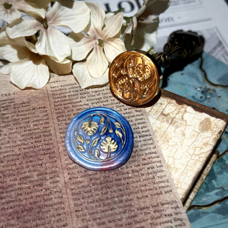 【モンステラ】シーリングスタンプ2.5cm◆ヘッドのみ◆