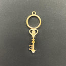 サークルハート鍵チャーム