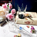 ガラスクラウン ペンレスト インクウェル【宅急便のみ】