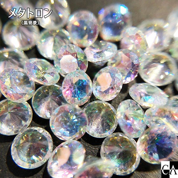 【AngelDrops】オーロラカラー ラウンド 3mm【3個入り】[全6色]