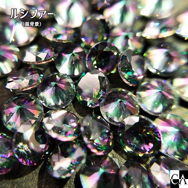 【AngelDrops】オーロラカラー ラウンド 3mm【3個入り】[全6色]