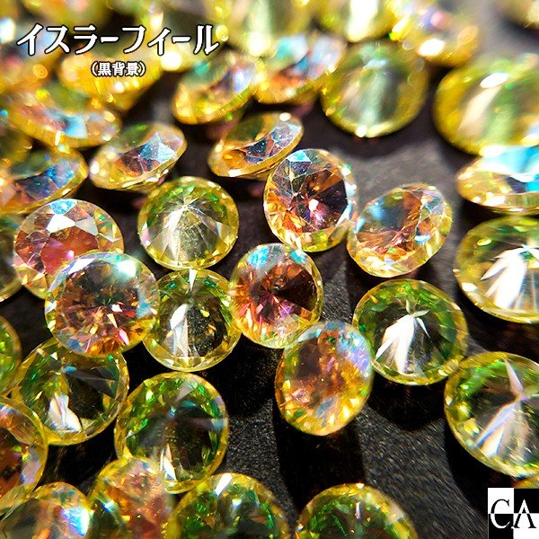 【AngelDrops】オーロラカラー ラウンド 3mm【3個入り】[全6色]