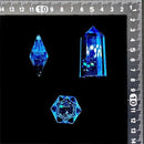 クリスタルポイントモールド[全3種]