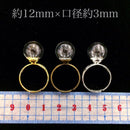 リング＆ガラスボール [全3色]