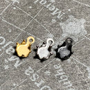 【ステンレス製】クラウン型カン付石座［2個入り］