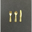 ミニカトラリーセット ゴールド