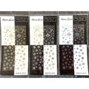 雪の結晶 箔シール [全4色]