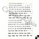 キーキャップ用文字 2色