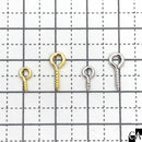 ネジ式ヒートン 2サイズ [約10個入り][全2色]