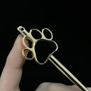 にくきゅう かんざし ゴールド