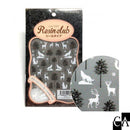 【レジンクラブ】オオカミ＆トナカイ ホワイト 〔RC-WOL-101〕