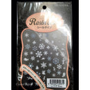 【レジンクラブ】雪の結晶シール〔rc-yuk-101〕