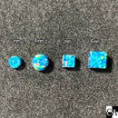 【彩光オパール】4ｍｍ丸玉（穴無し）〔全39色〕