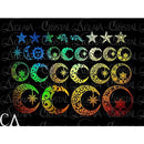 月透かしシート 4色