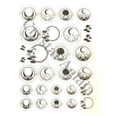 和柄背景 蓮 2色