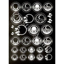 和柄背景 蓮 2色